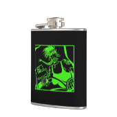 Flacon enveloppé noir vert poussette (Gauche)