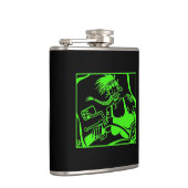 Flacon enveloppé noir vert poussette (Droite)