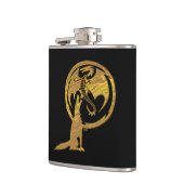 Flacon enveloppé noir Wolf et Dragon or (Gauche)