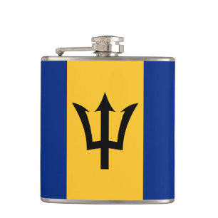 Flacon enveloppé par motif de drapeau des Barbade