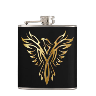 Flacon enveloppé par oiseau de Phoenix Vinal