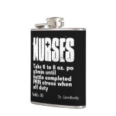 Flacon enveloppé par vinyle drôle de noir de (Gauche)