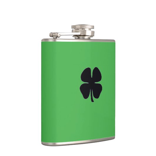 Flacon enveloppé vert Clover noir (Droite)