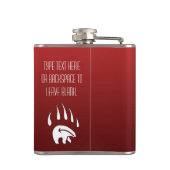 Flacon fait sur commande de boissons d'art de (Dos)