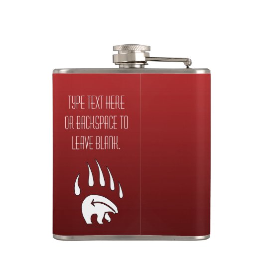 Flacon fait sur commande de boissons d'art de (Dos)