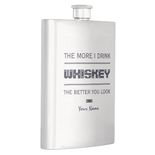 Flacon fait sur commande de monogramme de WHISKEY (Droite)