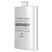 Flacon fait sur commande de monogramme de WHISKEY (Gauche)