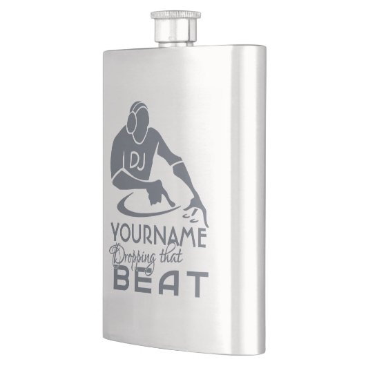 Flacon fait sur commande de monogramme du DJ (Gauche)