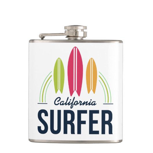Flacon fait sur commande de surfer de nom et (Devant)