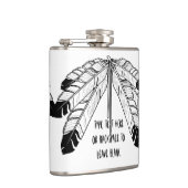 Flacon fait sur commande de tribal de plume (Droite)