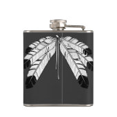 Flacon fait sur commande de tribal de plume (Dos)