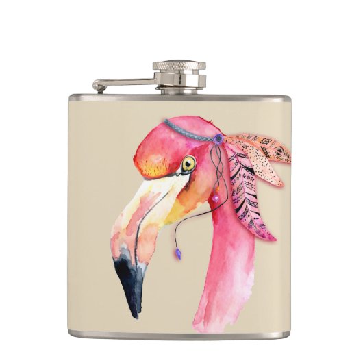 Flacon Flamant rose Boho Fiona (Devant)