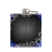 Flacon floral noir bleu marguerite (Dos)