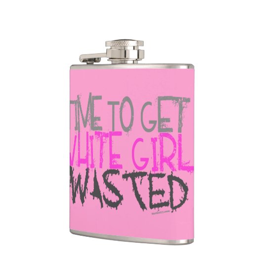 Flacon gaspillé par fille blanche (Gauche)