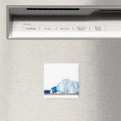 Flacon gerecycleerd water magneet (Insitu (Vaatwasser))