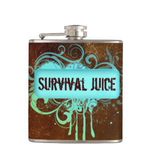 Flacon grunge frais d'en cuivre d'égouttement de