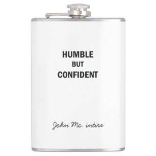 Flacon humble mais confiant