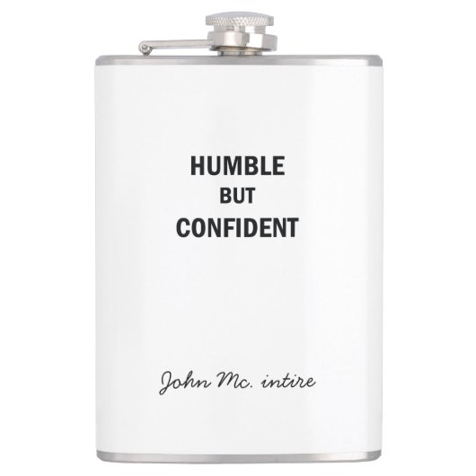 Flacon humble mais confiant (Devant)