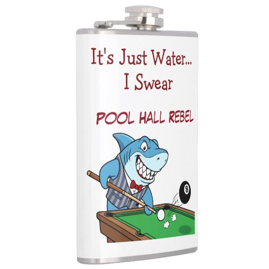 Flacon Liquide Requin de Billard Drôle Révolté (Droite)
