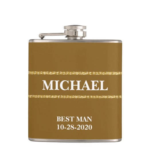 Flacon Mariage Couleurs d'automne (Devant)