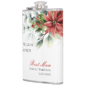 Flacon Mariage de vacances Poinsettia pour les Gro (Gauche)