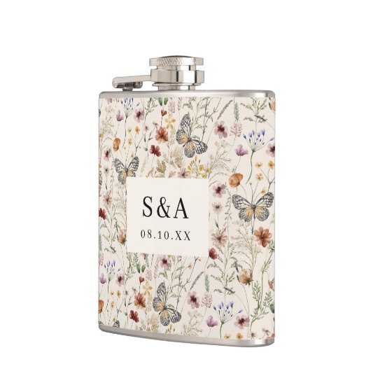 Flacon Mariage monogramme (Gauche)