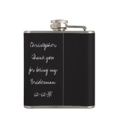 Flacon Mariage noir Tuxedo (Dos)