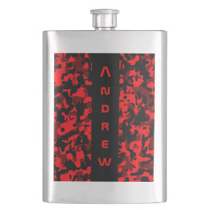Flacon Masculine Camouflage Noir Rouge