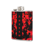 Flacon Masculine de camouflage noir rouge personna (Gauche)
