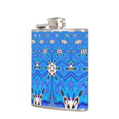 flacon matriciel géométrique bleu (Gauche)