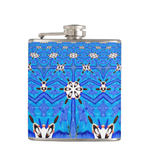 flacon matriciel géométrique bleu
