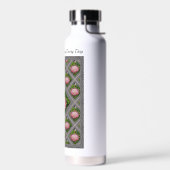 Flacon met geïsoleerd water en bedwelmende proteïn waterfles (Links)