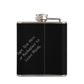 Flacon métis Esprit personnalisé Buffalo Flacon d' (Dos)