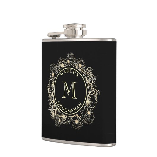 Flacon Monogramme de l'éleveur d'or noir (Gauche)