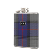 Flacon monogramme de tissu Kinnaird de clan (Gauche)