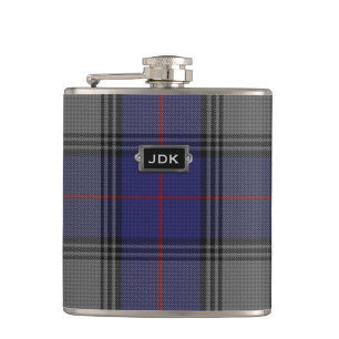 Flacon monogramme de tissu Kinnaird de clan