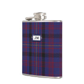 Flacon monogramme du clan Dundonald Tartan (Gauche)