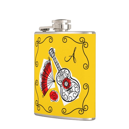 Flacon monogramme espagnol Souvenirs Corners (Gauche)