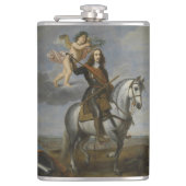 Flacon monogramme personnalisé Art Portrait (Devant)