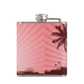 Flacon monogramme personnalisé Beach Surfer (Dos)