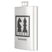 Flacon monogramme personnalisé CHESS (Gauche)