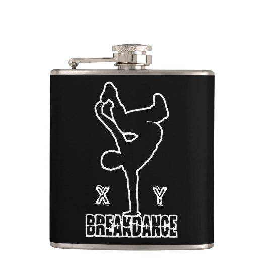 Flacon monogramme personnalisé de rupture (Devant)