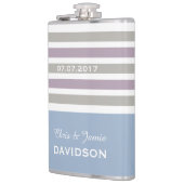 Flacon monogramme personnalisé Motif (Gauche)