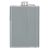 Flacon monogramme personnalisé Motif de coeur (Dos)