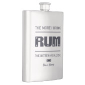 Flacon monogramme personnalisé RUM (Droite)