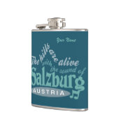 Flacon monogramme personnalisé Salzbourg (Gauche)