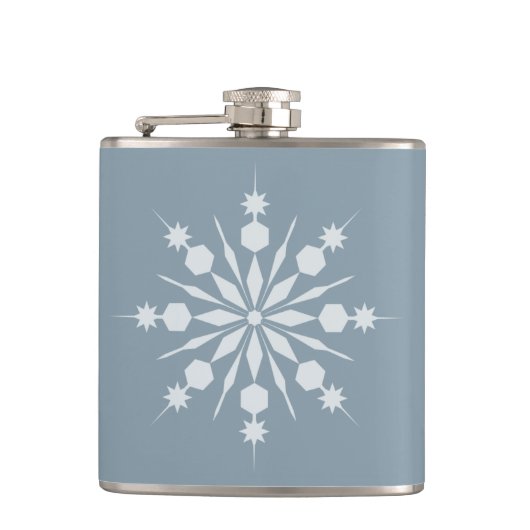Flacon monogramme personnalisé Snowflake (Devant)