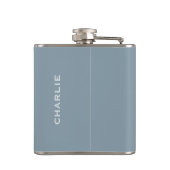 Flacon monogramme personnalisé Snowflake (Dos)