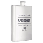 Flacon monogramme personnalisé VODKA (Droite)
