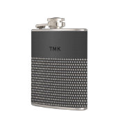 Flacon monographie en métal décoratif (Gauche)